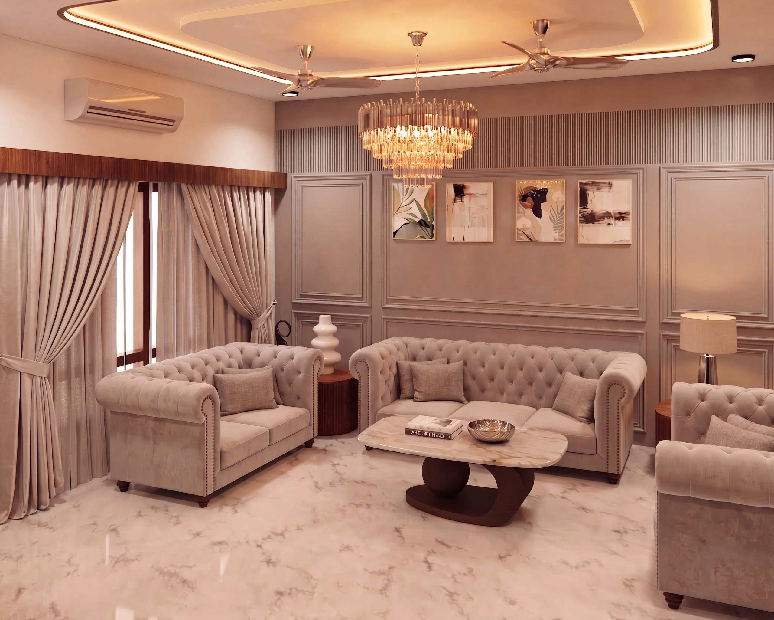 Luxury Living Room Interior