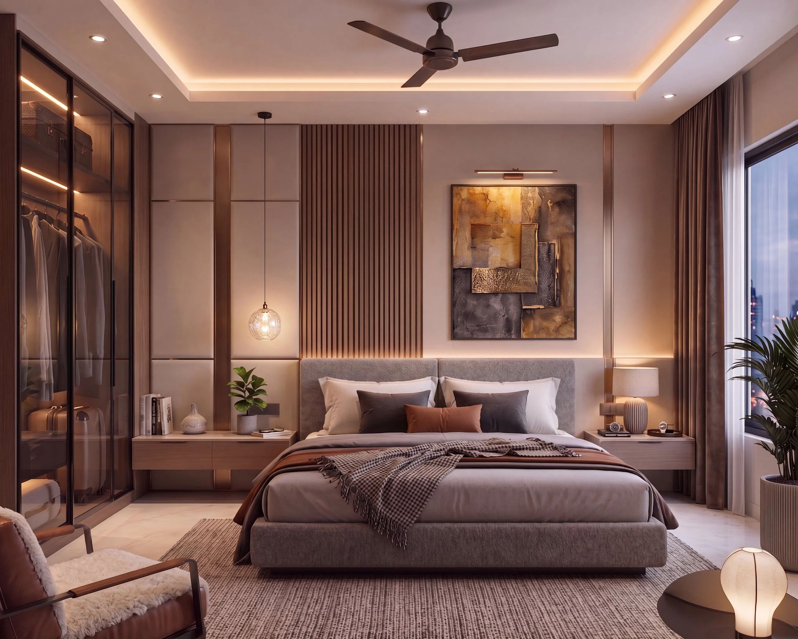 Modern Master Bedroom Suite